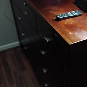 Elegant Brown Wooden Dresser